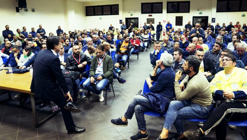Senza scudo giuseppe conte ilva