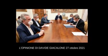 Davide Giacalone rtl 27 ottobre 2021