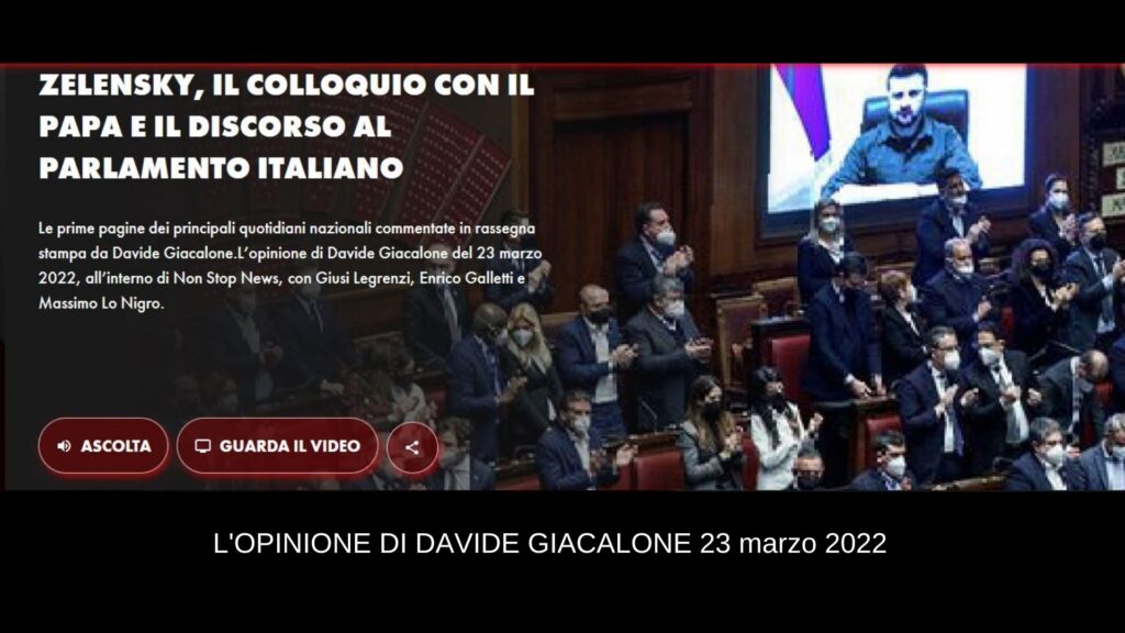 Davide Giacalone rtl 23 marzo
