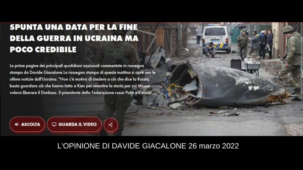 Davide Giacalone rtl( 26 marzo 2022