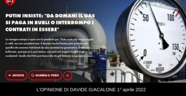 Davide Giacalone rtl 1° aprile