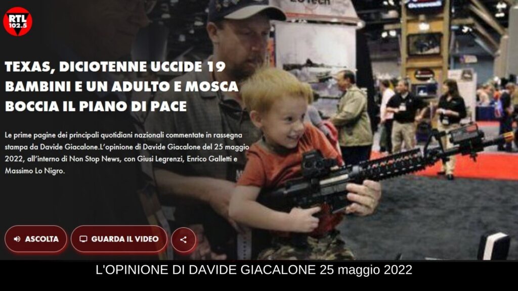 Davide Giacalone rtl 25 maggio 2022