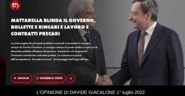 Davide Giacalone rtl 1 luglio 2022