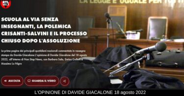 Davide Giacalone rtl 18 agosto