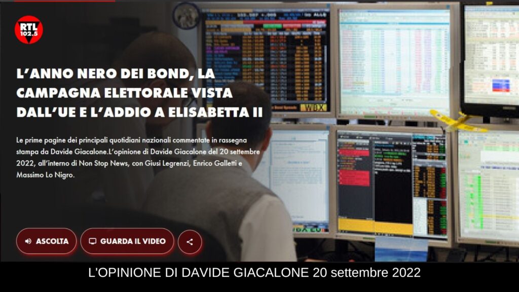 Davide Giacalone rtl 20 settembre