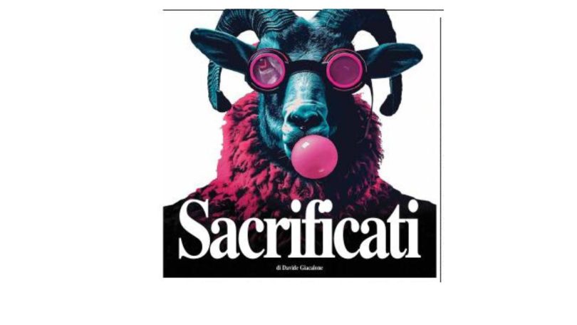 Sacrificati giacalone editoriale 5 ottobre la ragione