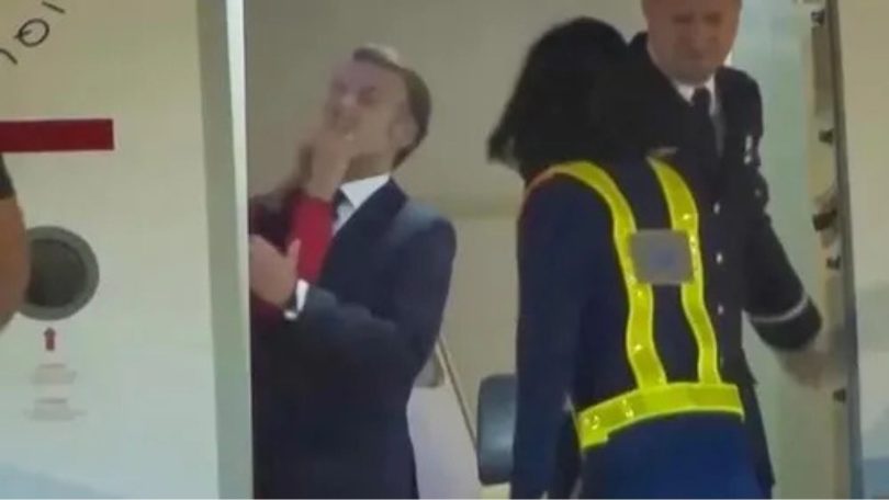 giacalone macron schiaffo