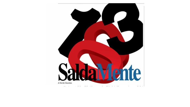 SaldaMente giacalone editoriale la ragione 16 ottobre