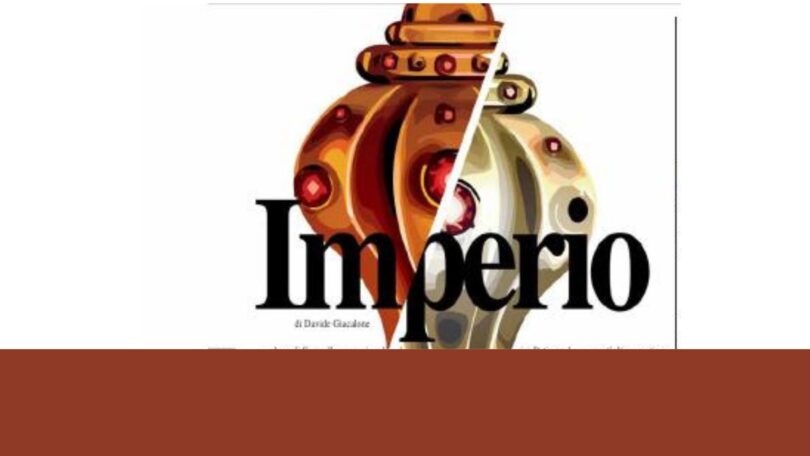 Imperio Illustrazione di un impero stilizzato diviso in due metà contrastanti