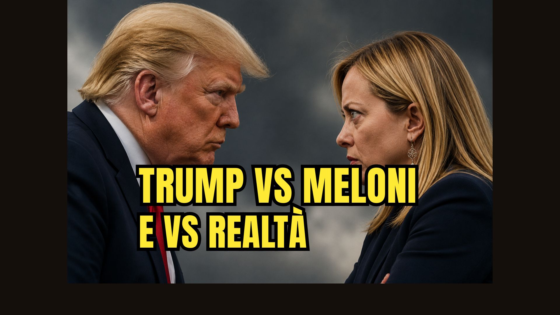 Trump vs Meloni e vs realtà